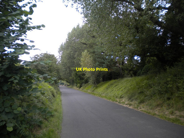 Photo 6"x4" Road to Pleasley Vale village Mansfield Woodhouse c2014
