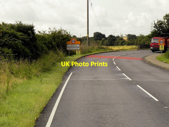 Photo 6"x4" Bourne Road (A6121), Essendine Carlby c2014