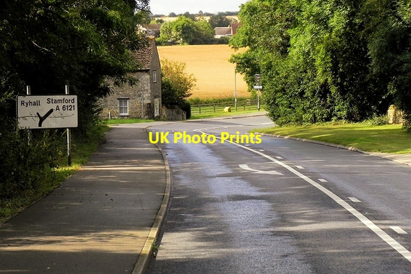 Photo 6"x4" Turnpike Road (A6121), Ryhall Ryhall c2014