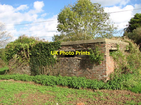 Photo 6"x4" Pillbox beside Fritton Lane Fritton\/TG4018 c2014 P1