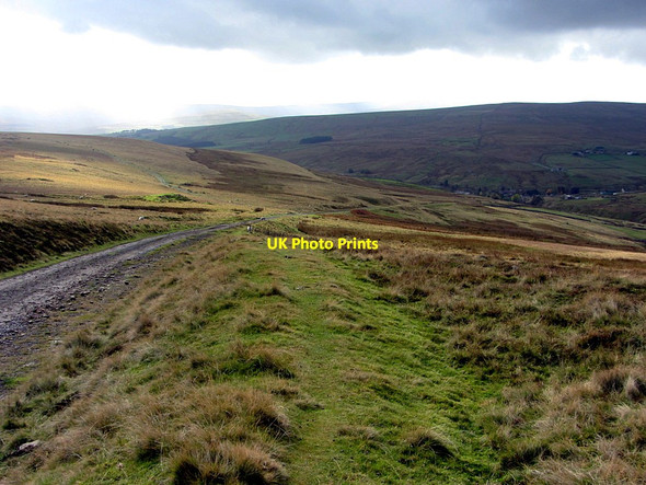Photo 6"x4" Boltslaw Railway Incline above Rookhope Rookhope c2014