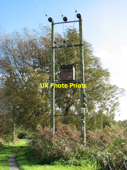 Photo 6"x4" Electricity transformer by Horse Fen Mill Cottage Fritton\/TG4018 c2014