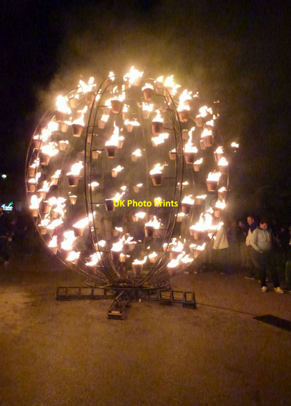 Photo 6"x4" The Bournemouth Festival of Fire and Light Bournemouth c2014