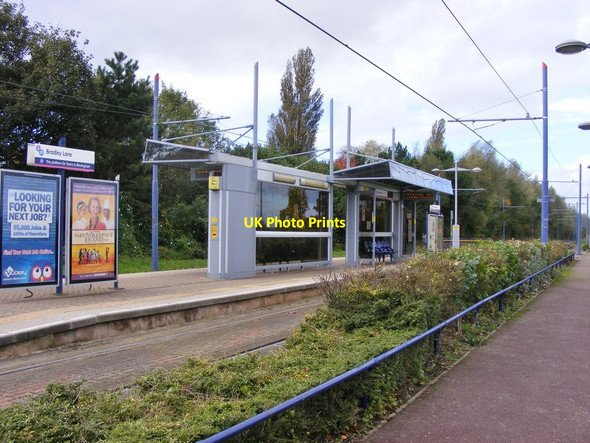 Photo 6"x4" Bradley Lane Stop Wednesbury c2014