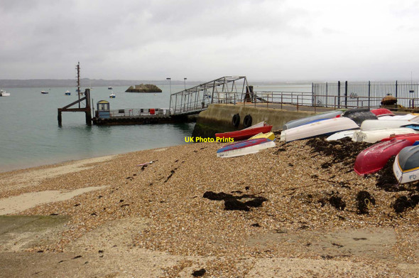 Photo 6"x4" The landing stage on Hayling Island Baffins c2014