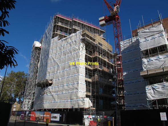 Photo 6"x4" Trafalgar Place under construction (2) Bermondsey c2014