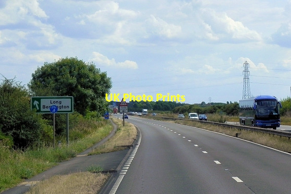 Photo 6"x4" Southbound A1 Dry Doddington c2014