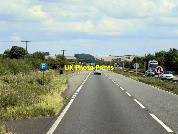 Photo 6"x4" Layby on the A1 near Marston Allington\/SK8540 c2014