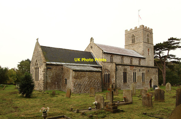 Photo 6"x4" St Andrew, Saxthorpe Corpusty c2014 P1