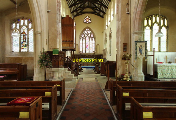 Photo 6"x4" Holy Innocents, Foulsham - East end Bexfield c2014 P1