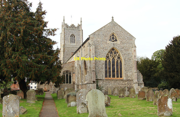 Photo 6"x4" Holy Innocents, Foulsham Bexfield c2014 P1