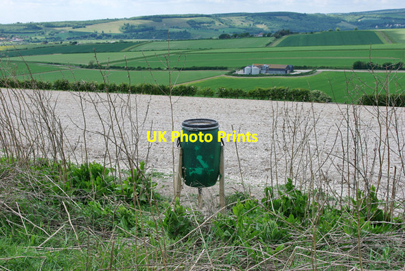 Photo 6"x4" Game feeder and Burpham High Barn Burpham\/TQ0408 c2010