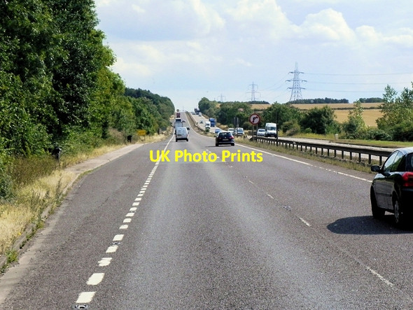 Photo 6"x4" Layby on Southbound A1 near Great Gonerby Great Gonerby c2014
