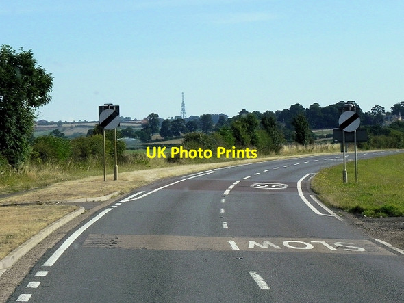 Photo 6"x4" A607, Honington Road Barkston c2014