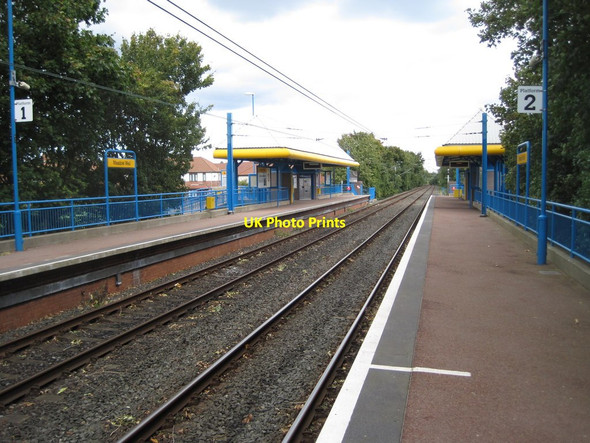 Photo 6"x4" Meadow Well Metro station, Tyne & Wear Meadow Well c2010