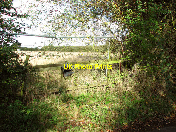 Photo 6"x4" Disused letterbox on fence beside Windy Lane Saxlingham Nethergate c2014