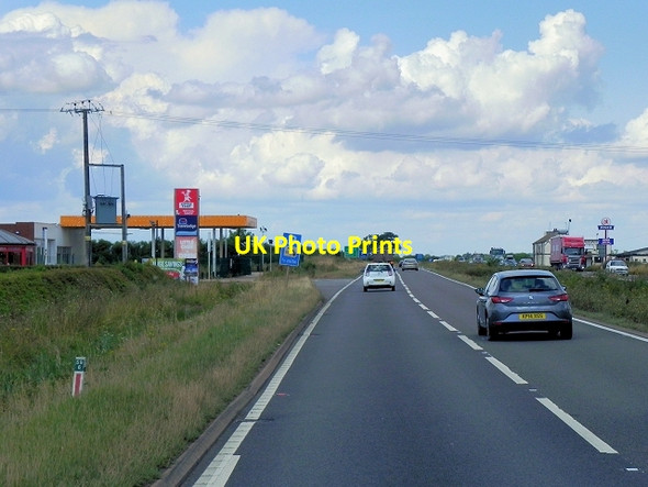 Photo 6"x4" Petrol Station and Little Chef, South Witham South Witham c2014
