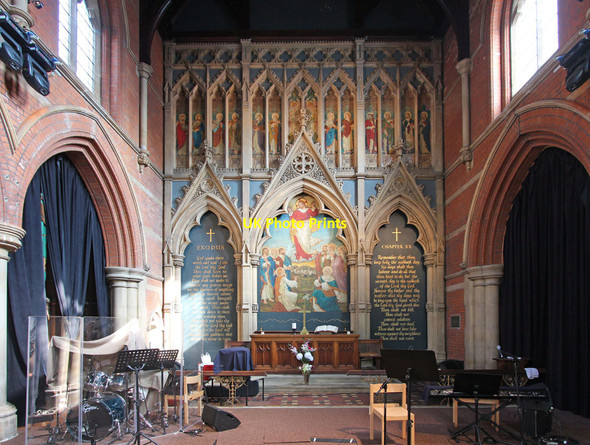 Photo 6"x4" St Saviour, Tollington - Chancel Hornsey c2014