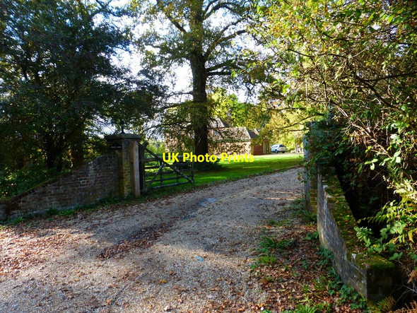 Photo 6"x4" Entrance to Creech Lodge Furzeley Corner c2014