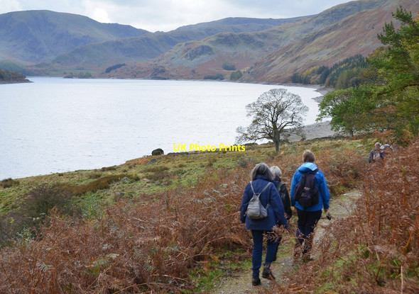 Photo 6"x4" Path by Haweswater Haweswater Reservoir c2014