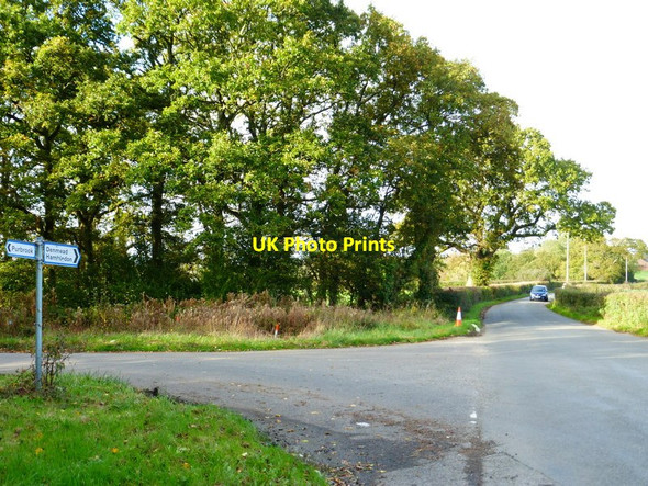 Photo 6"x4" Newlands Lane looking north Furzeley Corner c2014