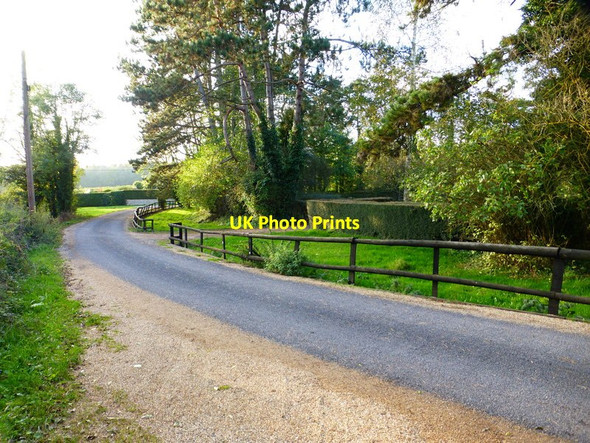 Photo 6"x4" Access road at Kelanne Stud Hoe Gate c2014