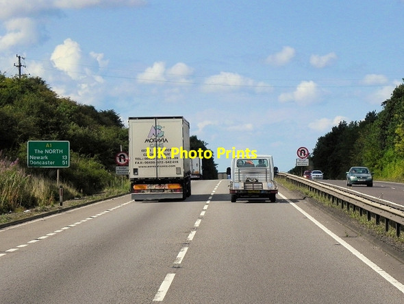 Photo 6"x4" Northbound A1 near Barrowby Barrowby\/SK8836 c2014