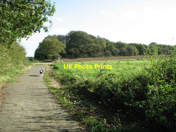 Photo 6"x4" Footpath at the end of Mill Lane Great Massingham c2014