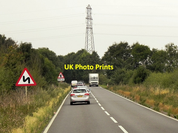 Photo 6"x4" Westbound A52 Elton on the Hill c2014