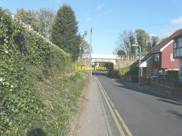 Photo 6"x4" Railway bridge spanning Epple Road Birchington c2014