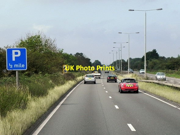 Photo 6"x4" Westbound A52, Radcliffe Road Bassingfield c2014