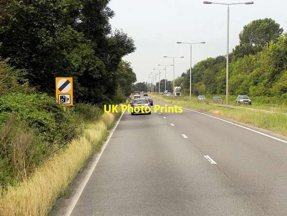 Photo 6"x4" Westbound A52 (Radcliffe Road) Bassingfield c2014