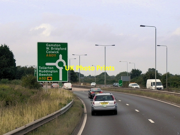 Photo 6"x4" A52, Radcliffe Road, near Gamston West Bridgford c2014