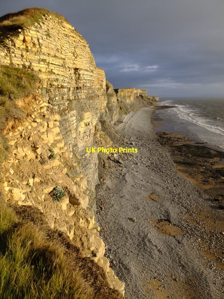 Photo 6"x4" Coast south from Cwm Mawr Southerndown c2014