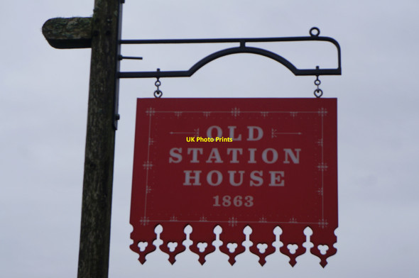 Photo 6"x4" Sign for the Old Station House, Dalguise Dalguise c2014
