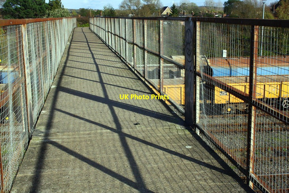 Photo 6"x4" Hinksey Halt Footbridge over Hinksey Railway Yard Oxford\/SP5106 c2014