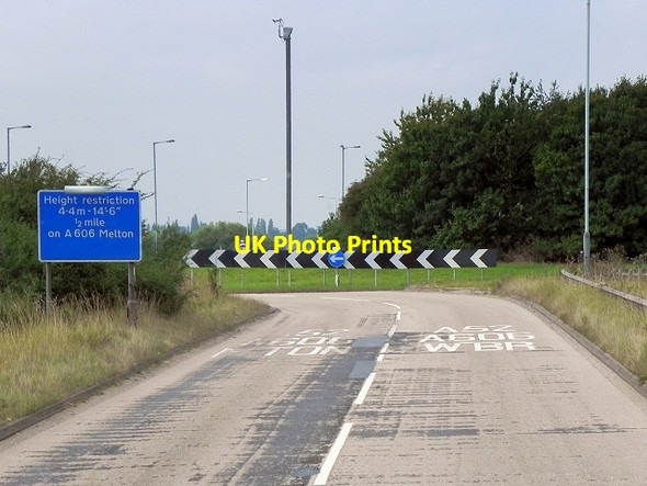 Photo 6"x4" A52 at Junction with A606 West Bridgford c2014