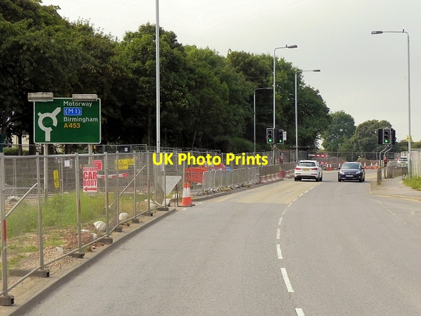 Photo 6"x4" Roadworks, Clifton Lane Beeston\/SK5236 c2014