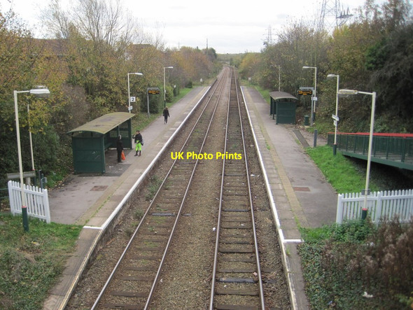 Photo 6"x4" Upton railway station, Wirral Upton\/SJ2788 c2014