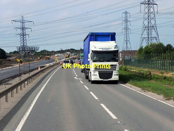 Photo 6"x4" A453 Widening, Ratcliffe on Soar Ratcliffe on Soar c2014