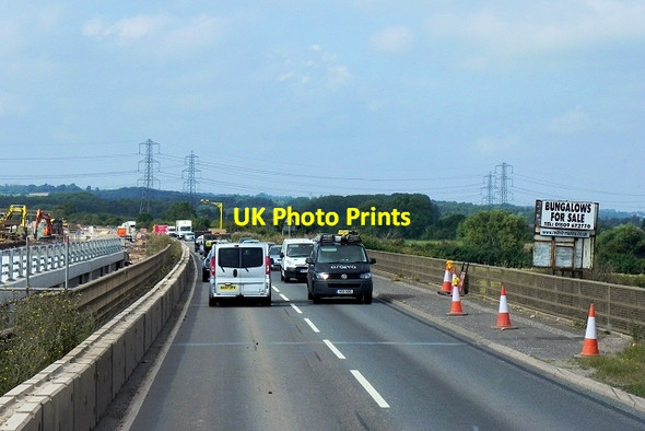 Photo 6"x4" A453 Road Widening West of Ratcliffe on Soar Ratcliffe on Soar c2014