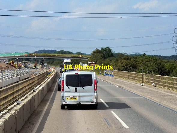 Photo 6"x4" A453 Road Widening Work Ratcliffe on Soar c2014