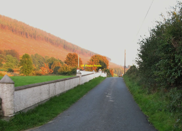 Photo 6"x4" Mill Road approaching its junction with Longfield Road Forkhill c2014