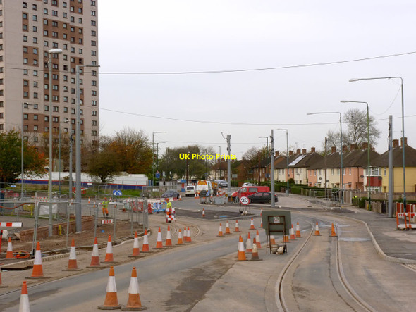 Photo 6"x4" Farnborough Road at Southchurch Drive (north) Clifton\/SK5434 c2014