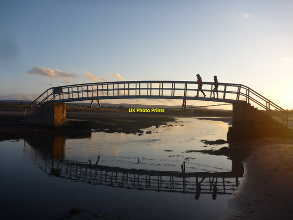 Photo 6"x4" Coastal East Lothian ; Crossing The Bridge At Belhaven Dunbar c2014