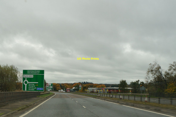 Photo 6"x4" Approaching  Inveralmond Roundabout Tulloch\/NO0925 c2014