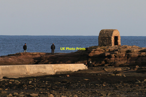 Photo 6"x4" The breakwater, Seahouses Seahouses c2014
