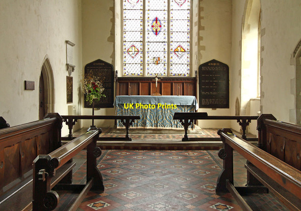Photo 6"x4" St George, Shimpling - Chancel Mill Hill\/TL8551 c2014