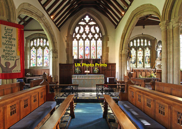 Photo 6"x4" All Saints, Lindfield - Chancel Haywards Heath c2014 P1
