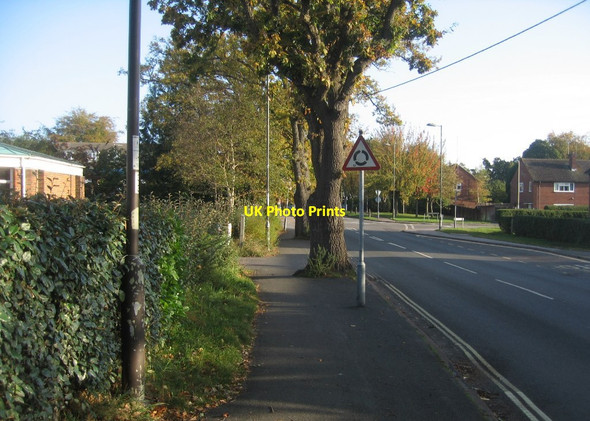 Photo 6"x4" View up Chapel Lane Fox Lane c2014